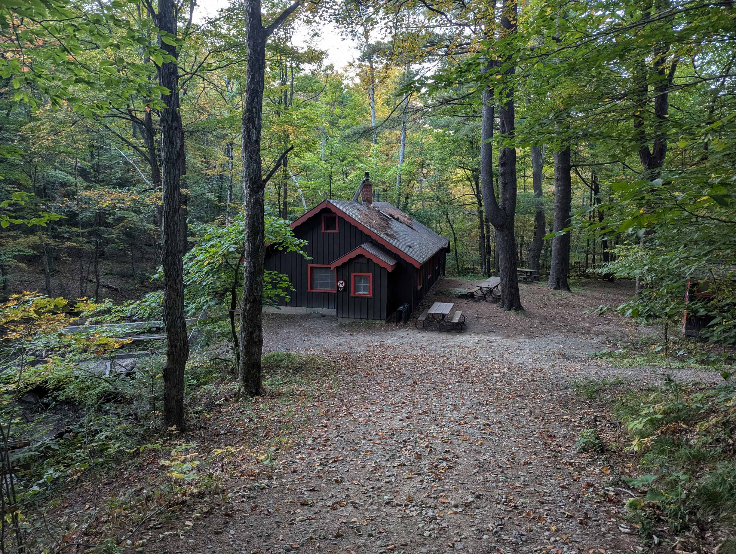 Keogan cabin in the Gatineau hills the site of many of Adam's childhood memories and where we had our charcuterie dinner.