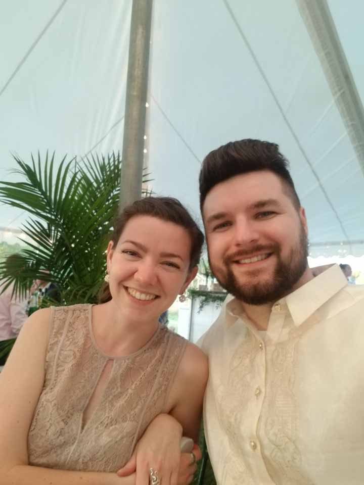 Attended our first wedding together, Andrew & Kyla's!