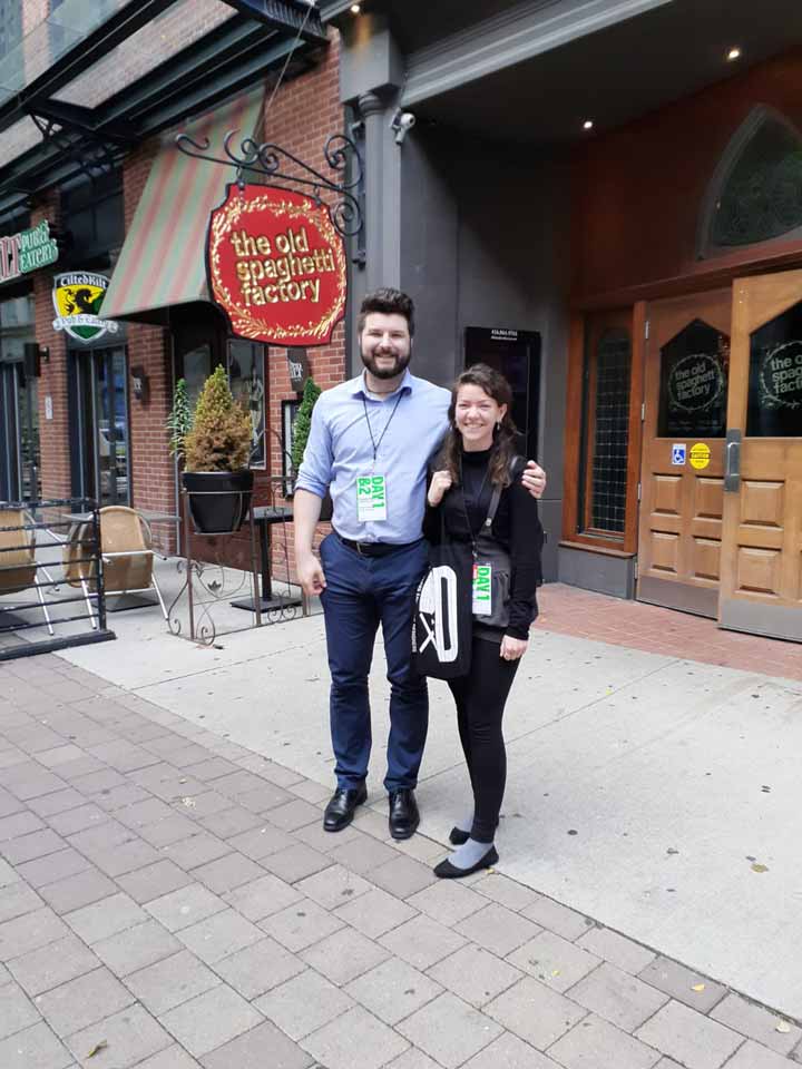 Attended Design Thinkers graphic design conference together.