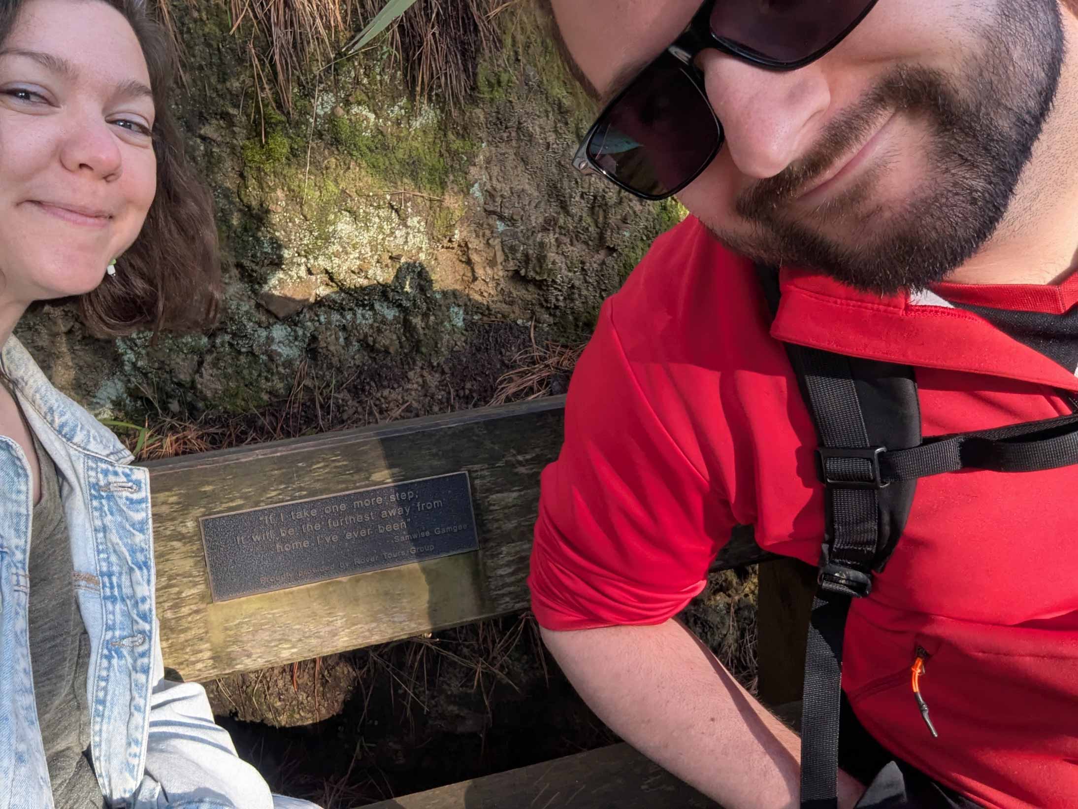 Found a Lord of the Rings bench in Wellington, New Zealand.